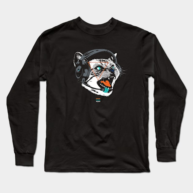 Stereocat Long Sleeve T-Shirt by StevenToang